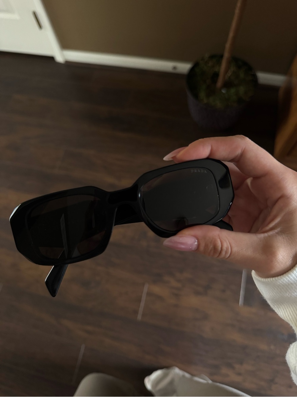 Prada Black Square Sunglasses